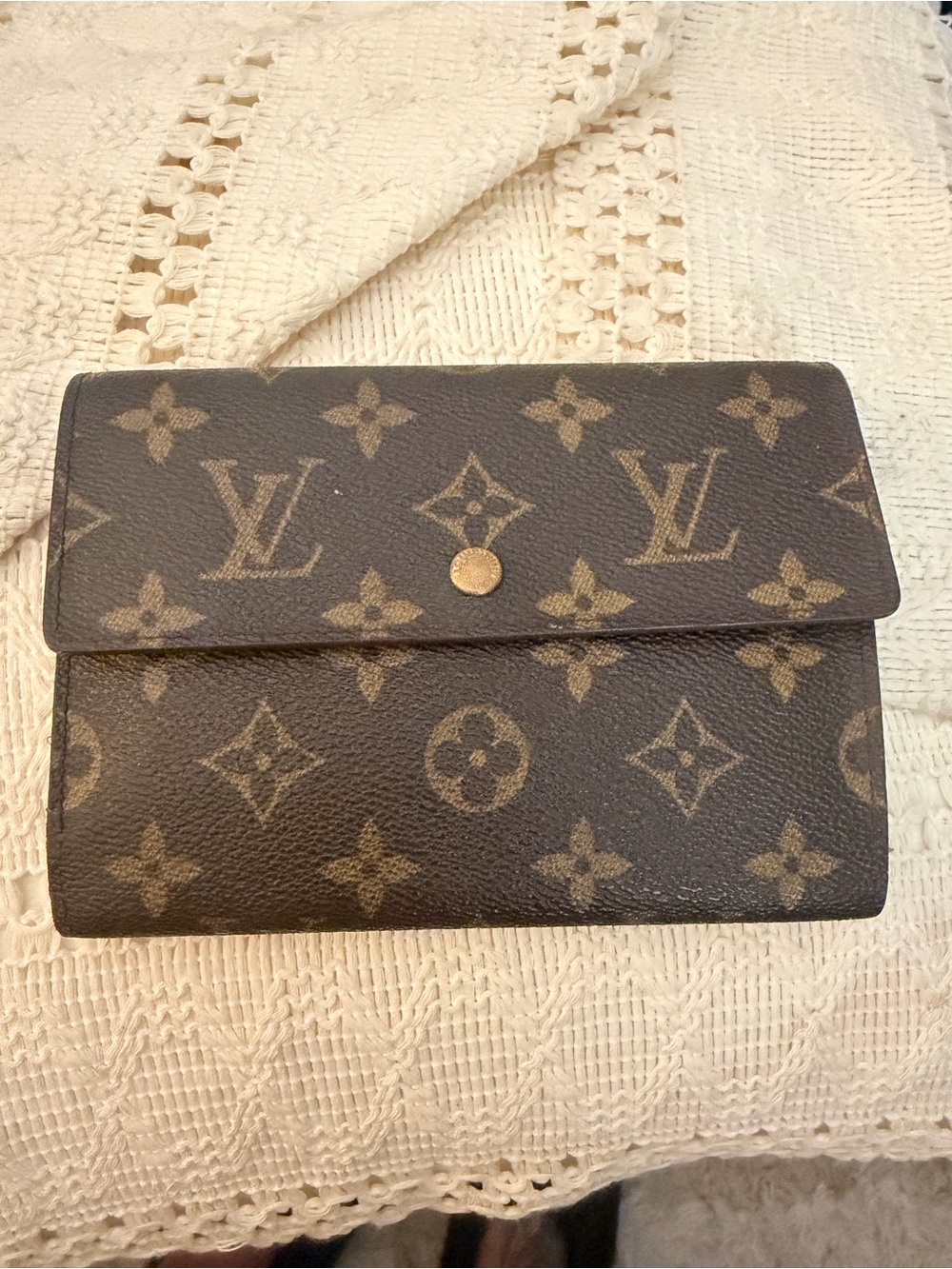 Vintage Louis Vuitton Monogram Accordion Wallet SP0939 Made in France 1993